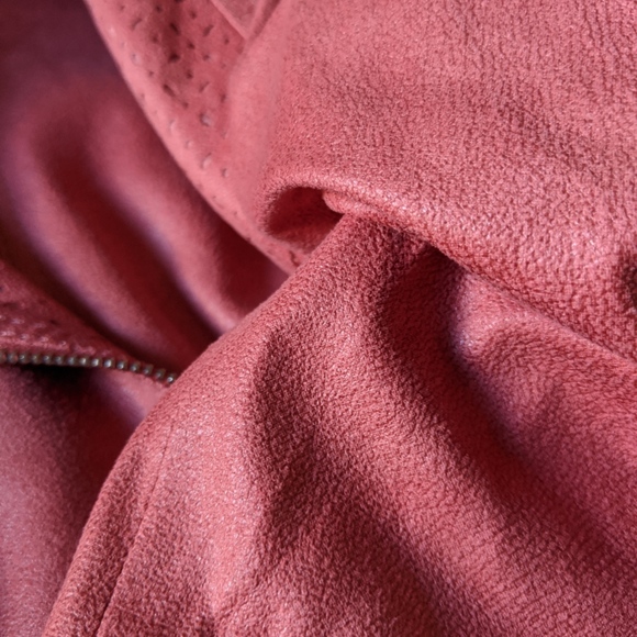 Vegan suede leather biker jacket Garry Weber 38 - Picture 6 of 8